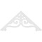 Ekena Millwork Pitch Finley Architectural Grade PVC Gable Pediment, 36"W x 16 1/2"H x 1"P (11/12) GPP036X017X100FIN - alternate 5